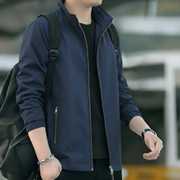 Men Solid Casual Jacket